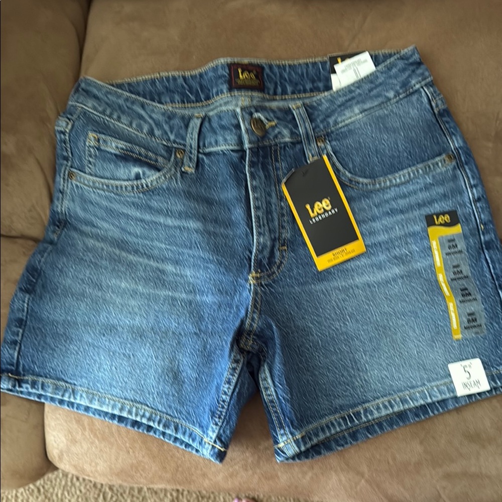 Lee Blue Jean Shorts new with tags  size 6
